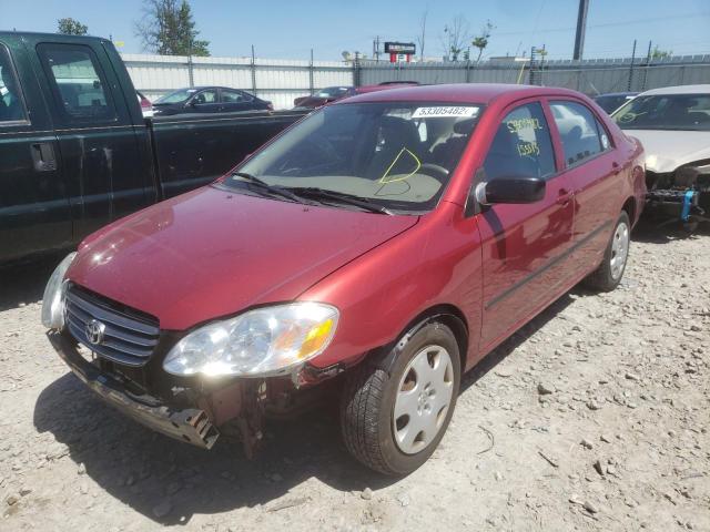 Photo 2 from auction – 2004 TOYOTA COROLLA CE with VIN 1NXBR32E14Z190703