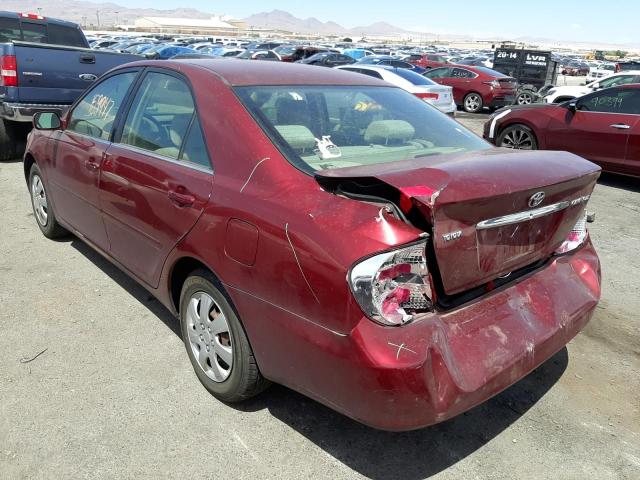 Photo 3 from auction – 2003 TOYOTA CAMRY LE with VIN JTDBE32K930159551