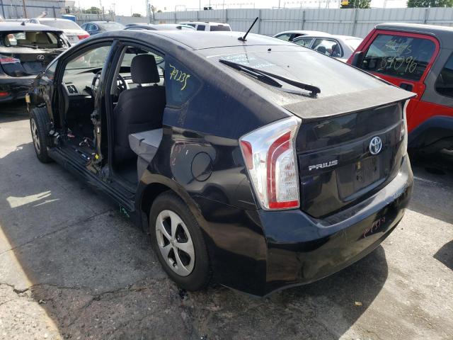 Photo 3 from auction – 2012 TOYOTA PRIUS with VIN JTDKN3DU5C5498390