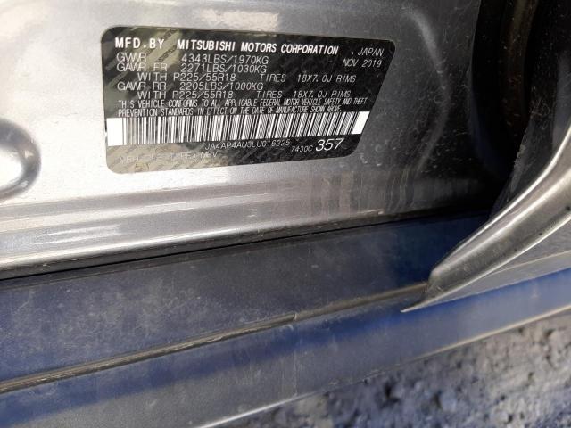 Photo 10 from auction – 2020 MITSUBISHI OUTLANDER with VIN JA4AP4AU3LU016225