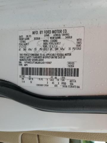 Photo 10 from auction – 2006 FORD EXPLORER X with VIN 1FMEU73826UA11597
