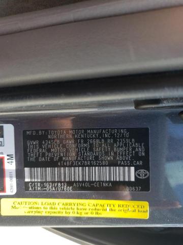 Photo 10 from auction – 2011 TOYOTA CAMRY BASE with VIN 4T4BF3EK7BR162580