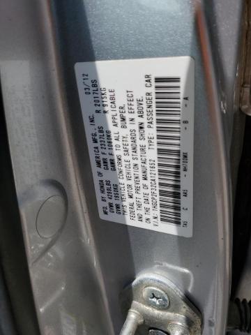 Photo 10 from auction – 2012 HONDA ACCORD LX with VIN 1HGCP2F32CA121652