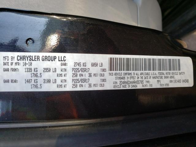 Photo 10 from auction – 2010 DODGE GRAND CARA with VIN 2D4RN6DX4AR455785