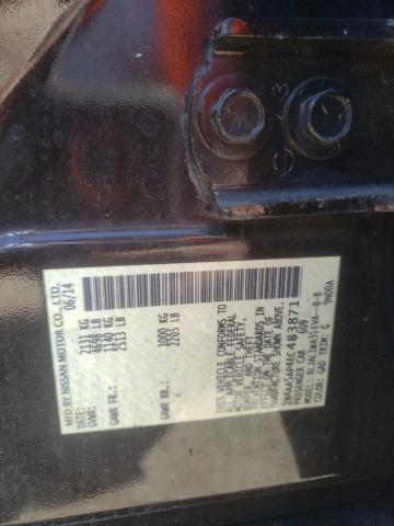 Photo 10 from auction – 2014 NISSAN MAXIMA S with VIN 1N4AA5AP4EC483871