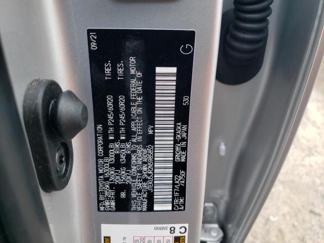 Photo 10 from auction – 2022 TOYOTA 4RUNNER LI with VIN JTEKU5JR2N5985852