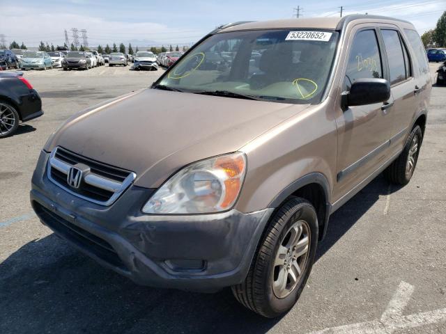 Photo 2 from auction – 2003 HONDA CR-V LX with VIN JHLRD68403C012354