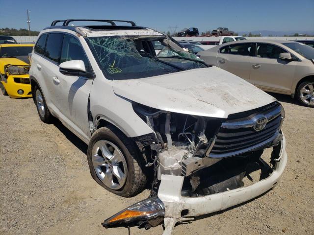 TOYOTA HIGHLANDER 2016 with VIN 5TDDKRFH6GS251447 - Photo from auction