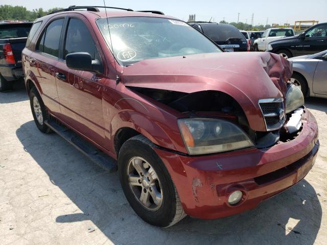 KIA SORENTO EX 2006 with VIN KNDJD733765620976 - Photo from auction