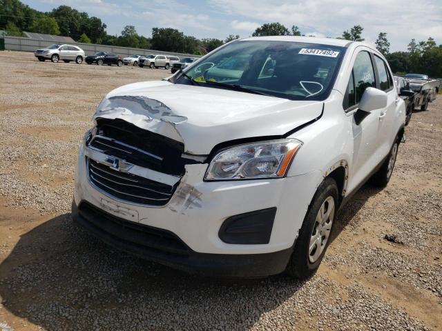 Photo 2 from auction – 2016 CHEVROLET TRAX LS with VIN KL7CJKSB9GB757902