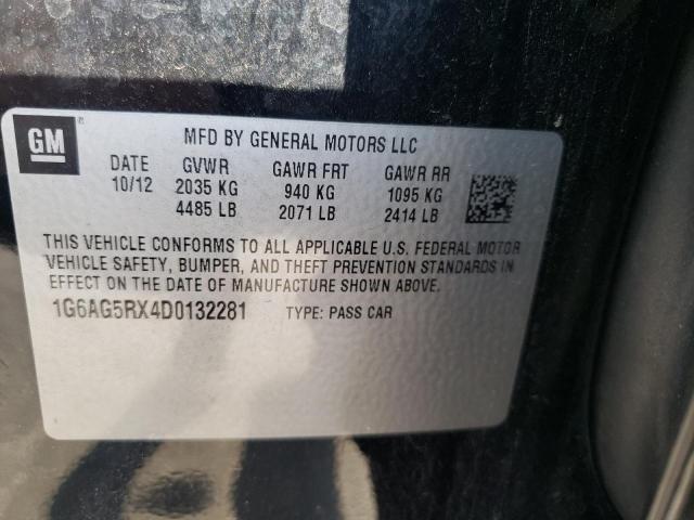 Photo 10 from auction – 2013 CADILLAC ATS with VIN 1G6AG5RX4D0132281