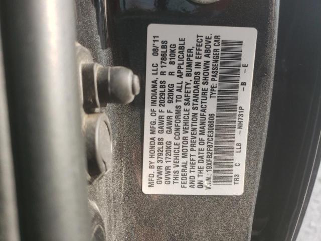 Photo 10 from auction – 2012 HONDA CIVIC EX with VIN 19XFB2F87CE306606