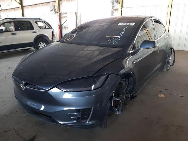 Photo 2 from auction – 2020 TESLA MODEL X with VIN 5YJXCDE22LF248862