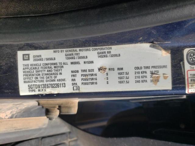 Photo 10 from auction – 2007 HUMMER H3 with VIN 5GTDN13E678226113