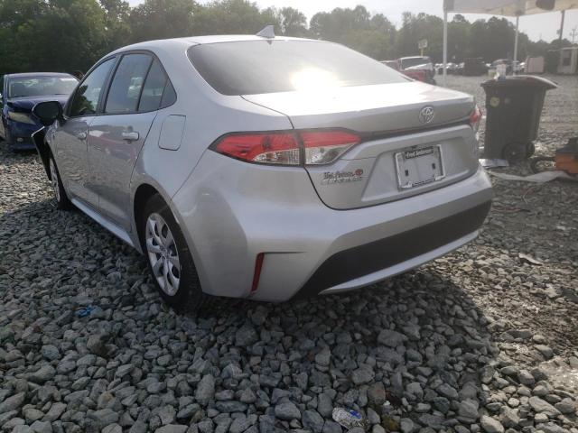 Photo 3 from auction – 2021 TOYOTA COROLLA LE with VIN JTDEPMAE9MJ163703