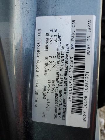 Photo 10 from auction – 2012 MAZDA 3 I with VIN JM1BL1UF5C1572863