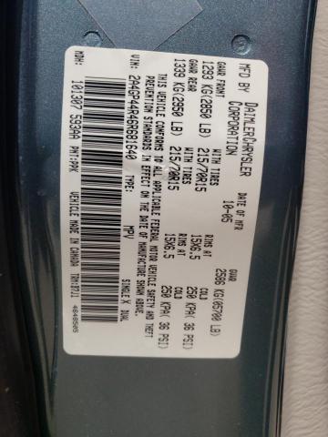 Photo 10 from auction – 2006 CHRYSLER TOWN & COU with VIN 2A4GP44R46R681640