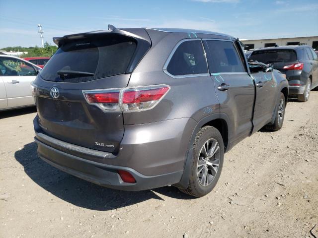 Photo 4 from auction – 2016 TOYOTA HIGHLANDER with VIN 5TDJKRFH7GS344254