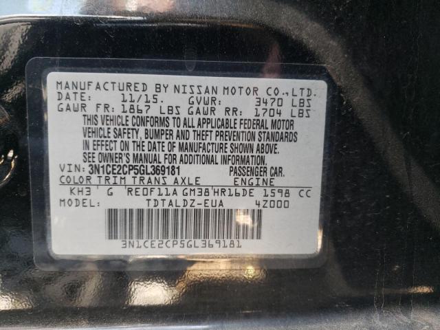 Photo 10 from auction – 2016 NISSAN VERSA NOTE with VIN 3N1CE2CP5GL369181