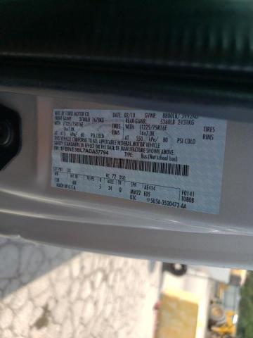 Photo 10 from auction – 2010 FORD ECONOLINE with VIN 1FBNE3BL7ADA57794