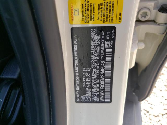 Photo 10 from auction – 2021 MINI COOPER S with VIN WMWXU9C05M2N46948