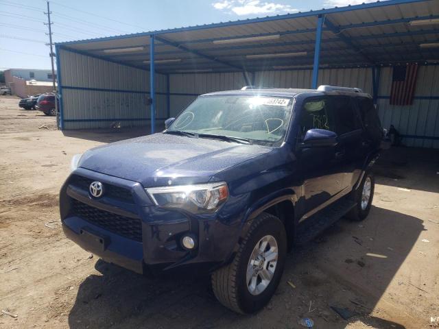 Photo 2 from auction – 2016 TOYOTA 4RUNNER SR with VIN JTEBU5JR8G5359886