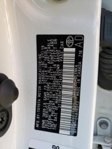Photo 10 from auction – 2019 TOYOTA COROLLA L with VIN 2T1BURHEXKC242255