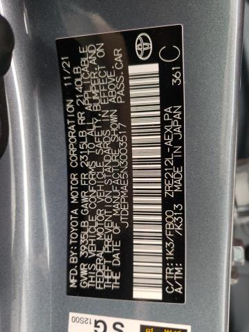 Photo 10 from auction – 2022 TOYOTA COROLLA LE with VIN JTDEPMAE5N3003517