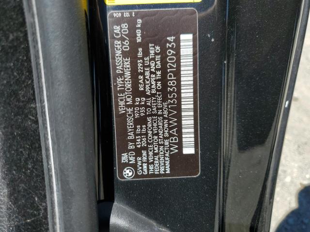 Photo 10 from auction – 2008 BMW 328 I SULE with VIN WBAWV13538P120934