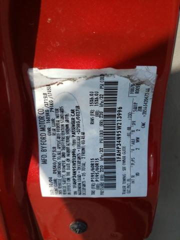 Photo 10 from auction – 2005 FORD FOCUS with VIN 1FAHP34N95W213996