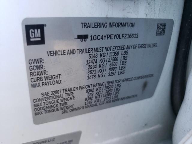 Photo 10 from auction – 2020 CHEVROLET SILVERADO with VIN 1GC4YPEY0LF216613