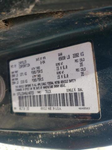 Photo 10 from auction – 1994 DODGE DAKOTA with VIN 1B7GL23X4RW148723