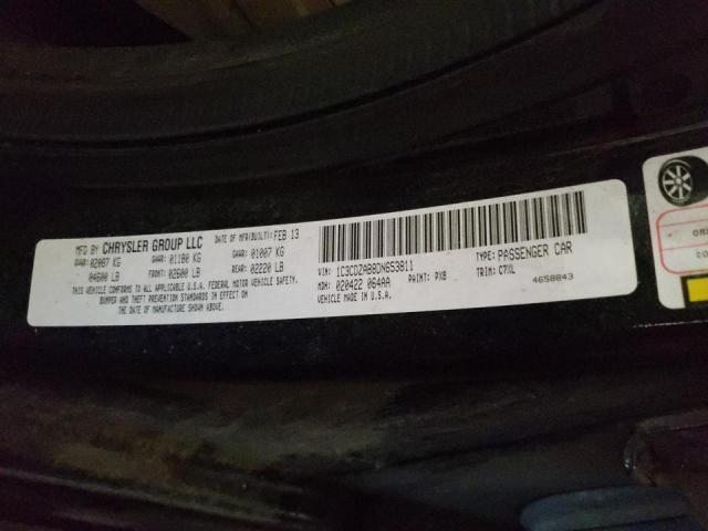 Photo 10 from auction – 2013 DODGE AVENGER SE with VIN 1C3CDZAB8DN653811