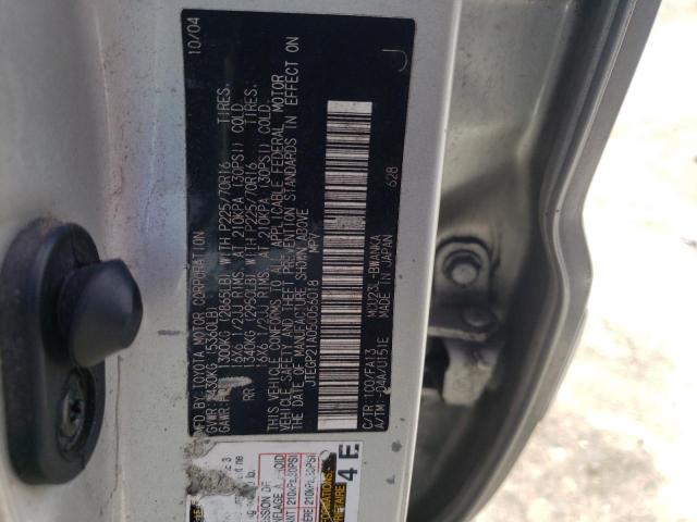 Photo 10 from auction – 2005 TOYOTA HIGHLANDER with VIN JTEGP21A050056018