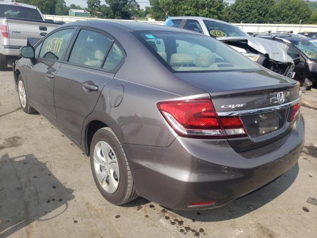 Photo 3 from auction – 2013 HONDA CIVIC LX with VIN 19XFB2F57DE055013