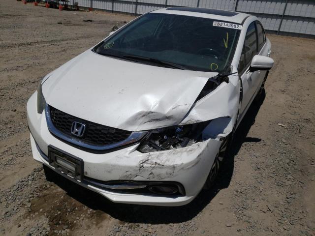 Photo 9 from auction – 2015 HONDA CIVIC EXL with VIN 19XFB2F92FE219757