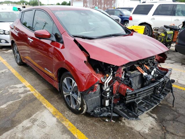 NISSAN LEAF S 2018 with VIN 1N4AZ1CP9JC315300 - Photo from auction