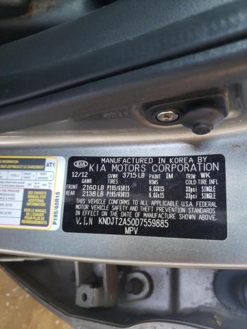 Photo 10 from auction – 2013 KIA SOUL with VIN KNDJT2A50D7559885