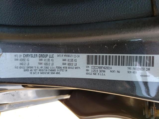 Photo 10 from auction – 2015 CHRYSLER 200 LIMITE with VIN 1C3CCCAB8FN628314
