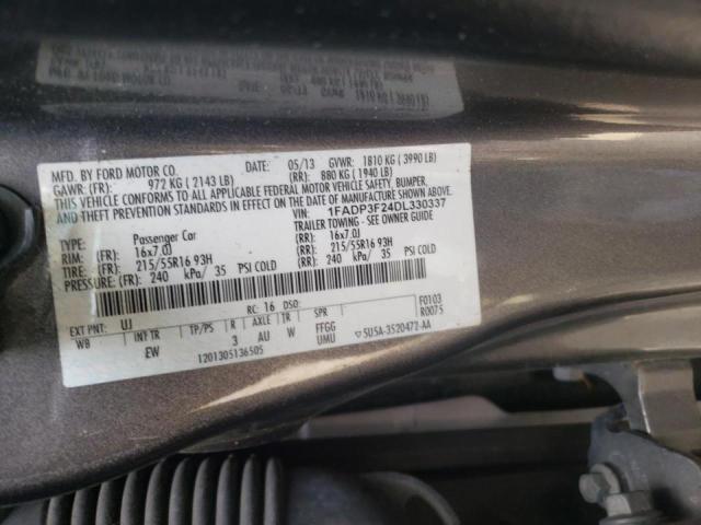 Photo 10 from auction – 2013 FORD FOCUS SE with VIN 1FADP3F24DL330337