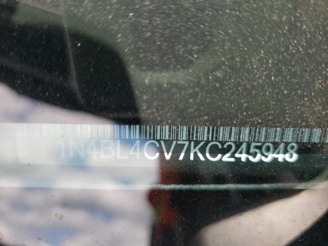 Photo 10 from auction – 2019 NISSAN ALTIMA SR with VIN 1N4BL4CV7KC245948