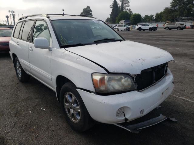 TOYOTA HIGHLANDER 2004 with VIN JTEDP21A240024625 - Photo from auction