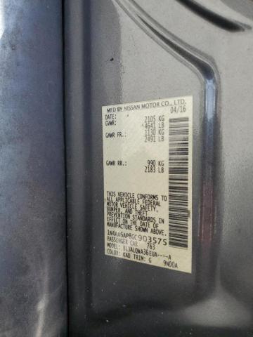 Photo 10 from auction – 2016 NISSAN MAXIMA 3.5 with VIN 1N4AA6AP8GC903575