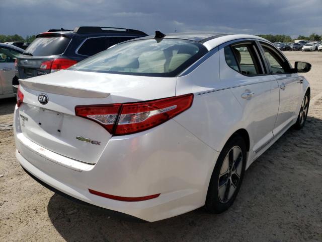 Photo 4 from auction – 2013 KIA OPTIMA HYB with VIN KNAGM4AD3D5040204