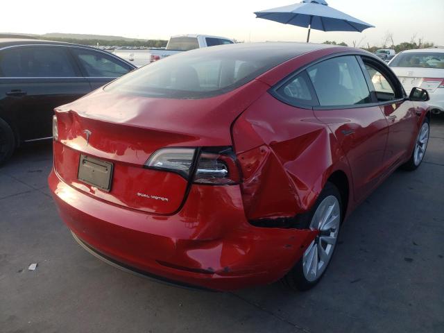 Photo 4 from auction – 2022 TESLA MODEL 3 with VIN 5YJ3E1EA0NF188906
