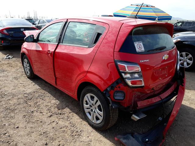 Photo 3 from auction – 2020 CHEVROLET SONIC with VIN 1G1JG6SB1L4114399