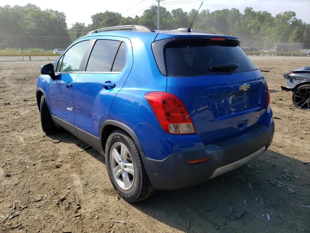 Photo 3 from auction – 2016 CHEVROLET TRAX 1LT with VIN KL7CJLSB0GB668015