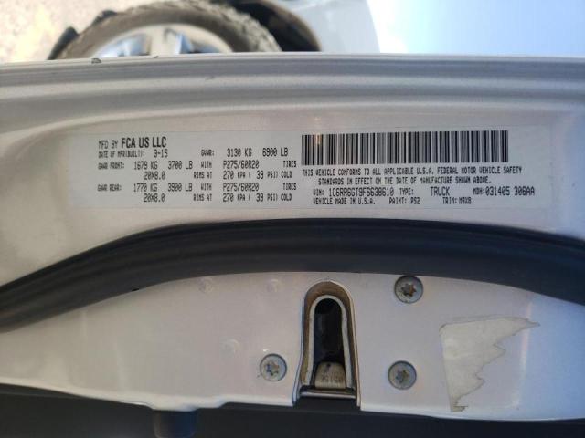 Photo 10 from auction – 2015 RAM 1500 SLT with VIN 1C6RR6GT9FS638610