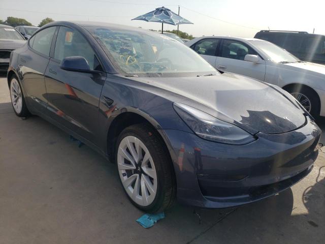 TESLA MODEL 3 2022 with VIN 5YJ3E1EB6NF189213 - Photo from auction