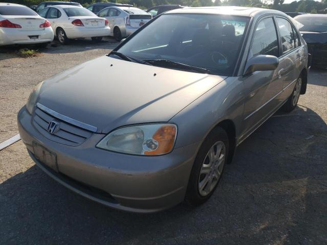 Photo 2 from auction – 2003 HONDA CIVIC EX with VIN 2HGES26713H583406
